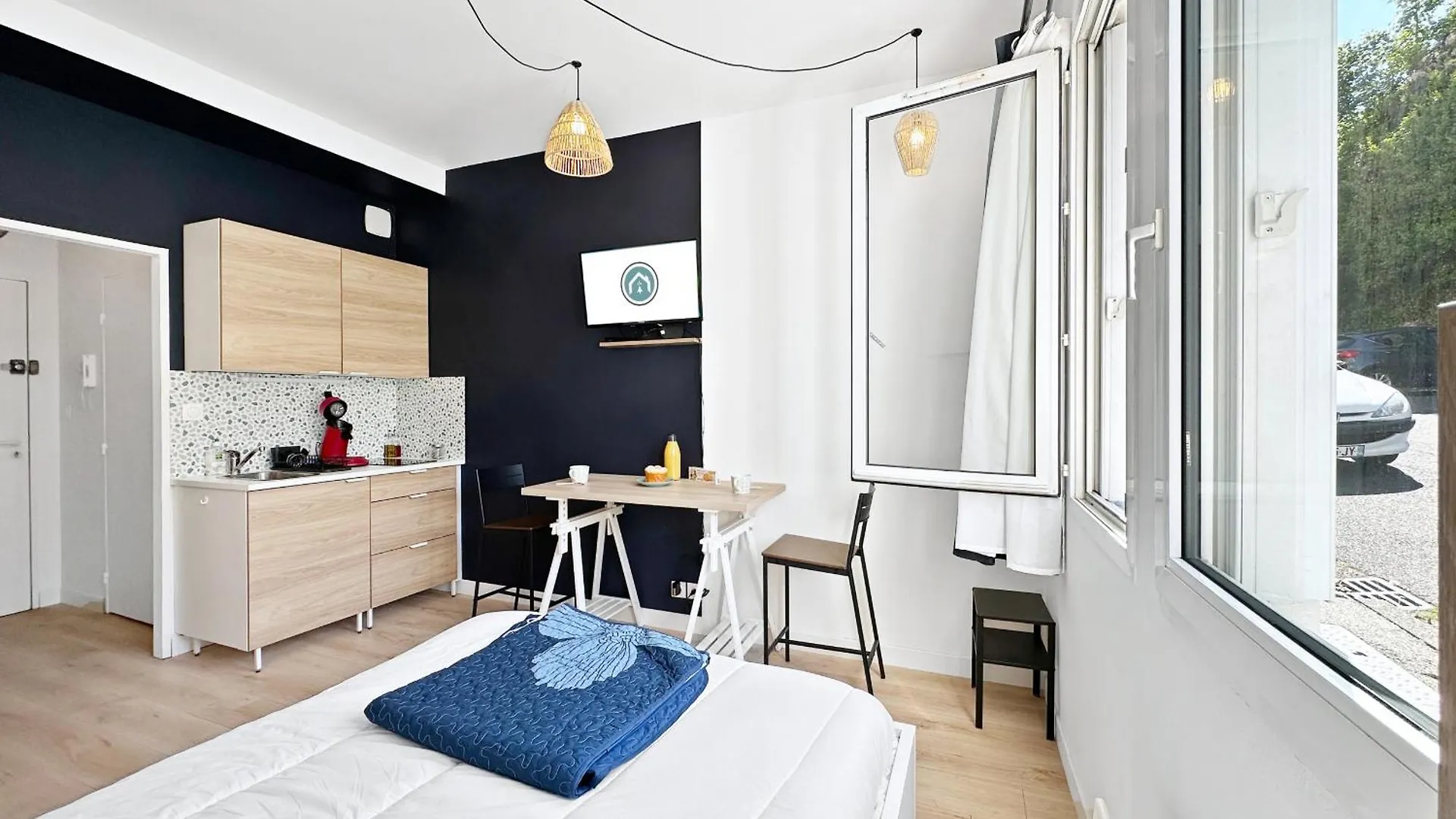 Studio Recent Et Moderne Parking Fibre Ker Vern Brest Apartamento
